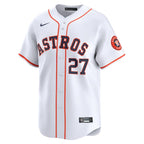 Jose Altuve Houston Astros Nike Home Limited Player Jersey - White/Gray