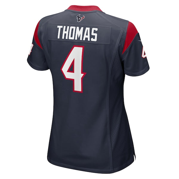 Tavierre Thomas Houston Texans Nike Women's Team Game Jersey -  Navy