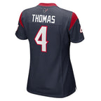 Tavierre Thomas Houston Texans Nike Women's Team Game Jersey -  Navy