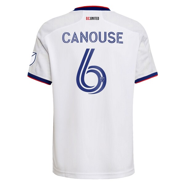 Russell Canouse D.C. United adidas 2022 The Marble Authentic Player Jersey - White