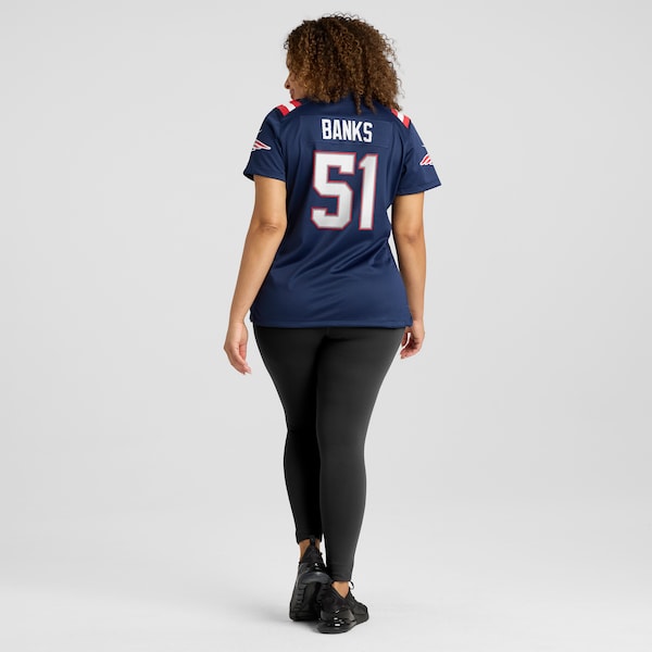 Keshawn Banks New England Patriots Nike Women's  Game Jersey -  Navy