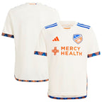 FC Cincinnati adidas Youth 2024 The Canvas Kit Replica Jersey - White