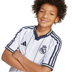 Los Merengues adidas Youth US Pack Full-Button Baseball Jersey - White