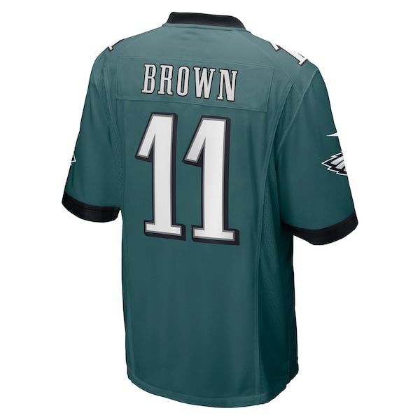 A.J. Brown Philadelphia Eagles Nike Player Game Jersey - Midnight Green/White