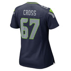 Charles Cross Seattle Seahawks Nike Women's Team Game Jersey -  College Navy