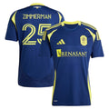Walker Zimmerman Nashville SC adidas 2025 The Heart of Nashville Kit Replica Player Jersey - Navy