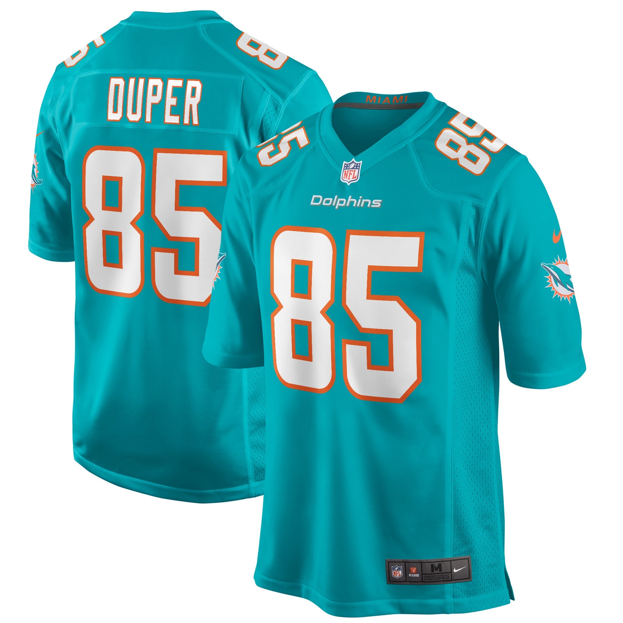 Mark Duper Miami Dolphins Nike Retired Player Jersey - White/Aqua