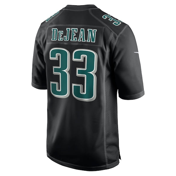 Cooper DeJean Philadelphia Eagles Nike Super Bowl LIX Fashion Game Player Jersey - Carbon Black