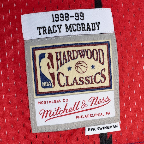 Tracy McGrady Toronto Raptors Hardwood Classics 1998/99 Split Swingman Jersey - Purple/Red