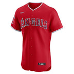 Los Angeles Angels Nike Alternate Vapor Premier Elite Patch Jersey - Red