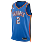 Shai Gilgeous-Alexander Oklahoma City Thunder Nike Unisex Swingman Replica Jersey - Icon Edition - Blue