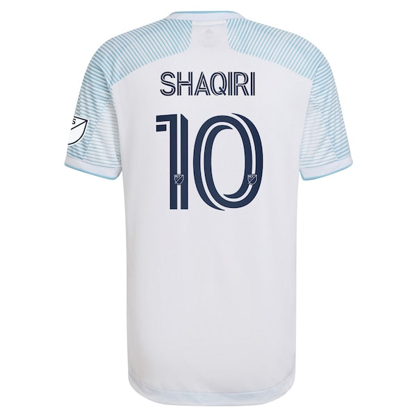 Xherdan Shaqiri Chicago Fire adidas 2022 Lakefront Kit Authentic Player Jersey - White