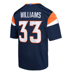 Javonte Williams Denver Broncos Nike Youth Alternate Game Jersey - Navy/Orange
