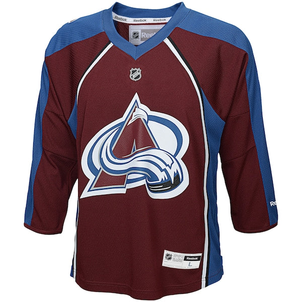 Colorado Avalanche Reebok Blank Replica Jersey - Maroon