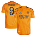 Kylian Mbappé Los Merengues adidas 2024/25 Away Authentic Jersey - Orange
