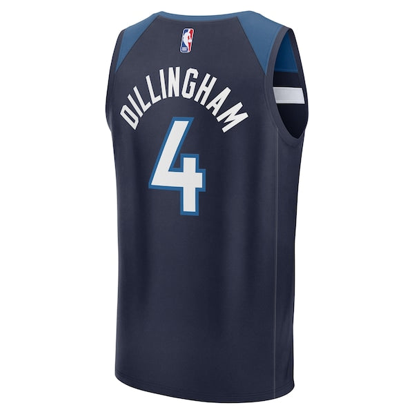 Rob Dillingham  Minnesota Timberwolves  Youth 2024 NBA Draft Fast Break Player Jersey - Icon Edition - Navy