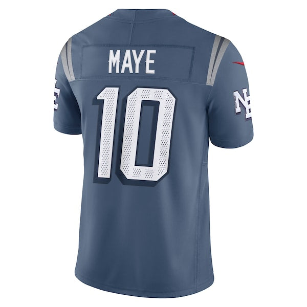 Drake Maye New England Patriots Nike 2025 Rivalries Collection Limited Jersey - Storm Blue