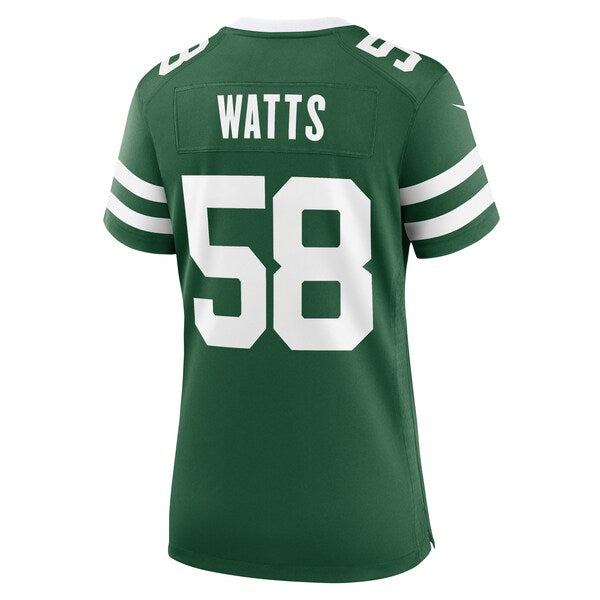 Eric Watts New York Jets Nike Women's Team Game Jersey - Legacy Green