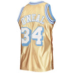 Shaquille O'Neal Los Angeles Lakers 75th Anniversary 1996/97 Hardwood Classics Swingman Jersey - Gold