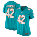 Alexander Johnson Miami Dolphins Nike Women's  Game Jersey -  Aqua