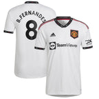 Bruno Fernandes Manchester United adidas 2022/23 Away Replica Player Jersey - White