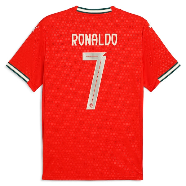 Cristiano Ronaldo Portugal National Team Puma 2025 Home Replica Jersey - Red
