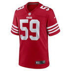 De'Vondre Campbell San Francisco 49ers Nike Team Game Jersey -  Scarlet