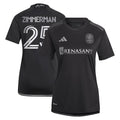 Walker Zimmerman Nashville SC adidas Women's 2024 Man In Black Kit Replica Player Jersey - Black