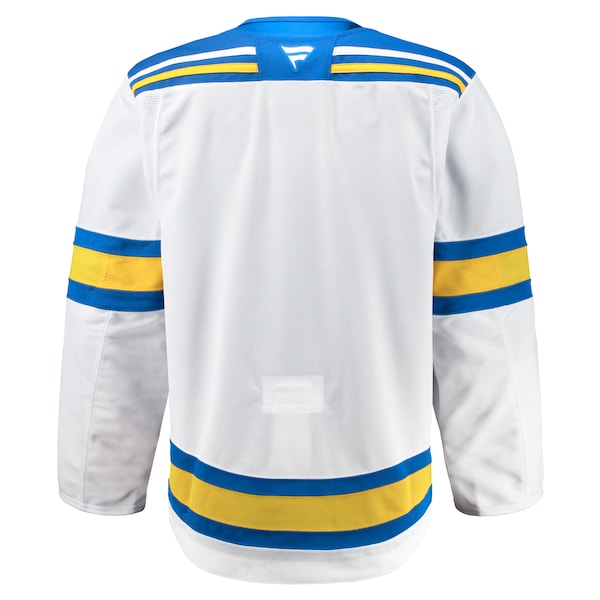 St. Louis Blues  Away Authentic Pro Jersey - White/Blue