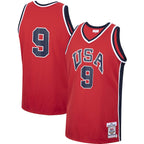 Men's USA Basketball Michael Jordan Red 1984 Authentic Jersey