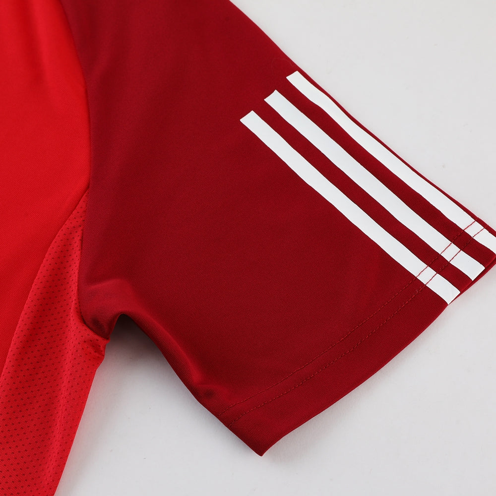 Adidas Short Sleeve Training Jersey Set - AD03- Red