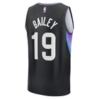 Ace Bailey Utah Jazz  Youth 2025 NBA Draft First Round Pick Fast Break Replica Jersey - Statement Edition - Black