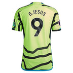 Gabriel Jesus Arsenal adidas 2023/24 Away Authentic Player Jersey - Yellow/Red