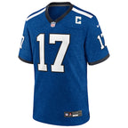 Daniel Jones Indianapolis Colts Nike Alternate 2 Indiana Nights Game Jersey -  Heather Royal/Royal