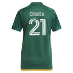 Diego Chara Portland Timbers adidas Women's 2024 Portland Plaid Kit Replica Jersey - Green