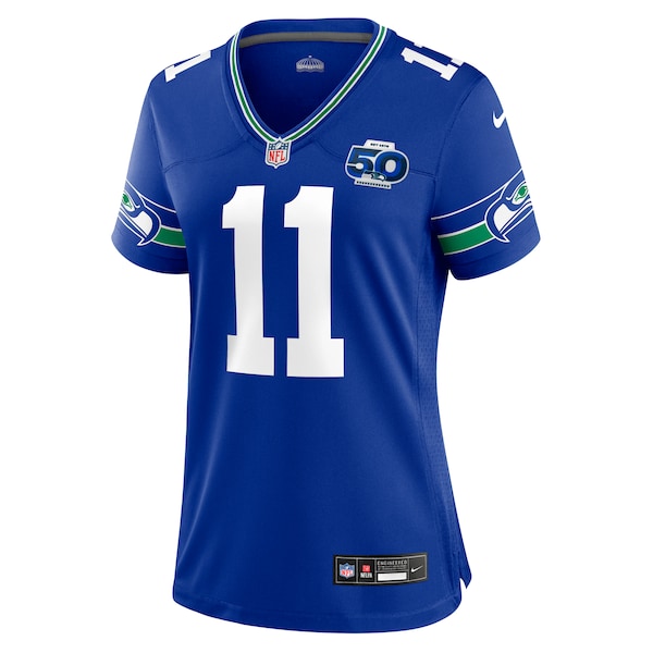 Jaxon Smith-Njigba Seattle Seahawks Nike Women's Alternate 2 50th Season Game Jersey - Royal/College Navy