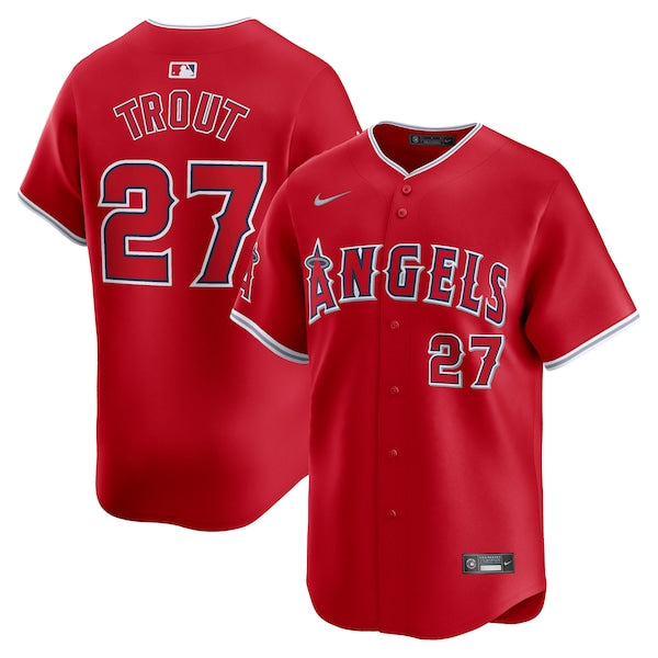 Mike Trout Los Angeles Angels Nike Alternate Limited Player Jersey – Red