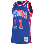 Isiah Thomas Detroit Pistons 1988/89 Hardwood Classics Swingman Jersey - Blue