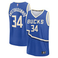Giannis Antetokounmpo Milwaukee Bucks  Youth 2024/25 Fast Break Player Jersey - City Edition - Royal