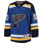 Jordan Binnington St. Louis Blues Youth Home Premier Player Jersey - Blue