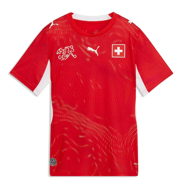Switzerland National Team Puma Youth 2026 Home Replica Jersey - Red