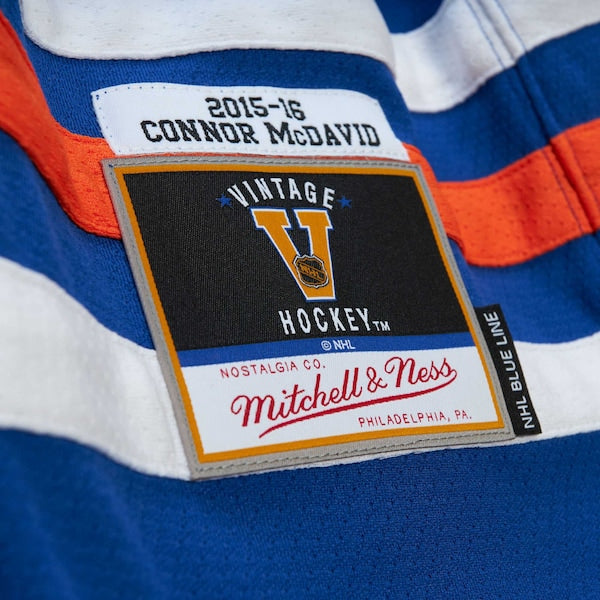 Connor McDavid Edmonton Oilers  2015/16 Blue Line Player Jersey - Blue