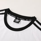 Adidas Short Sleeve Training Jersey Set - AD07- White/Black