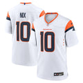 Bo Nix Denver Broncos Nike Game Jersey -  White