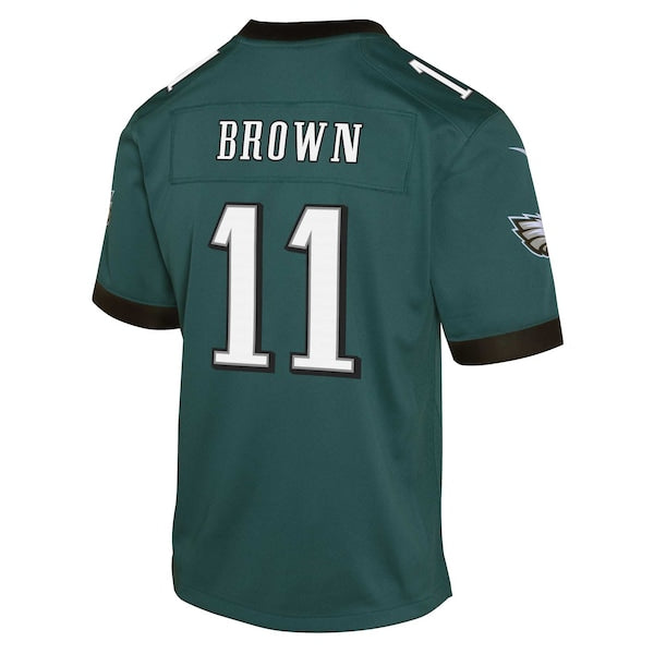 A.J. Brown Philadelphia Eagles Nike Youth Game Jersey - Midnight Green