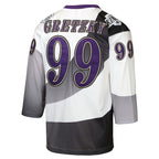 Wayne Gretzky Los Angeles Kings  Youth 1995/96 Power Play Throwback Alternate Player Jersey with Captain Patch - White/Black