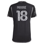 Shaq Moore Nashville SC adidas 2024 Man In Black Kit Authentic Player Jersey - Black