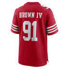 Earnest Brown IV San Francisco 49ers Nike Team Game Jersey -  Scarlet