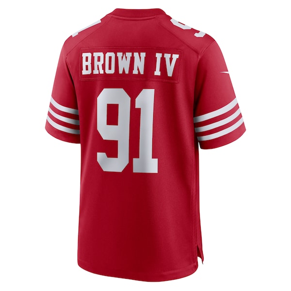 Earnest Brown IV San Francisco 49ers Nike Team Game Jersey -  Scarlet