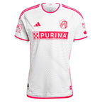 Eduard Löwen St. Louis City SC adidas 2024 The Confluence Kit Authentic Player Jersey - White